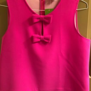 Kate Spade sleeveless bow top